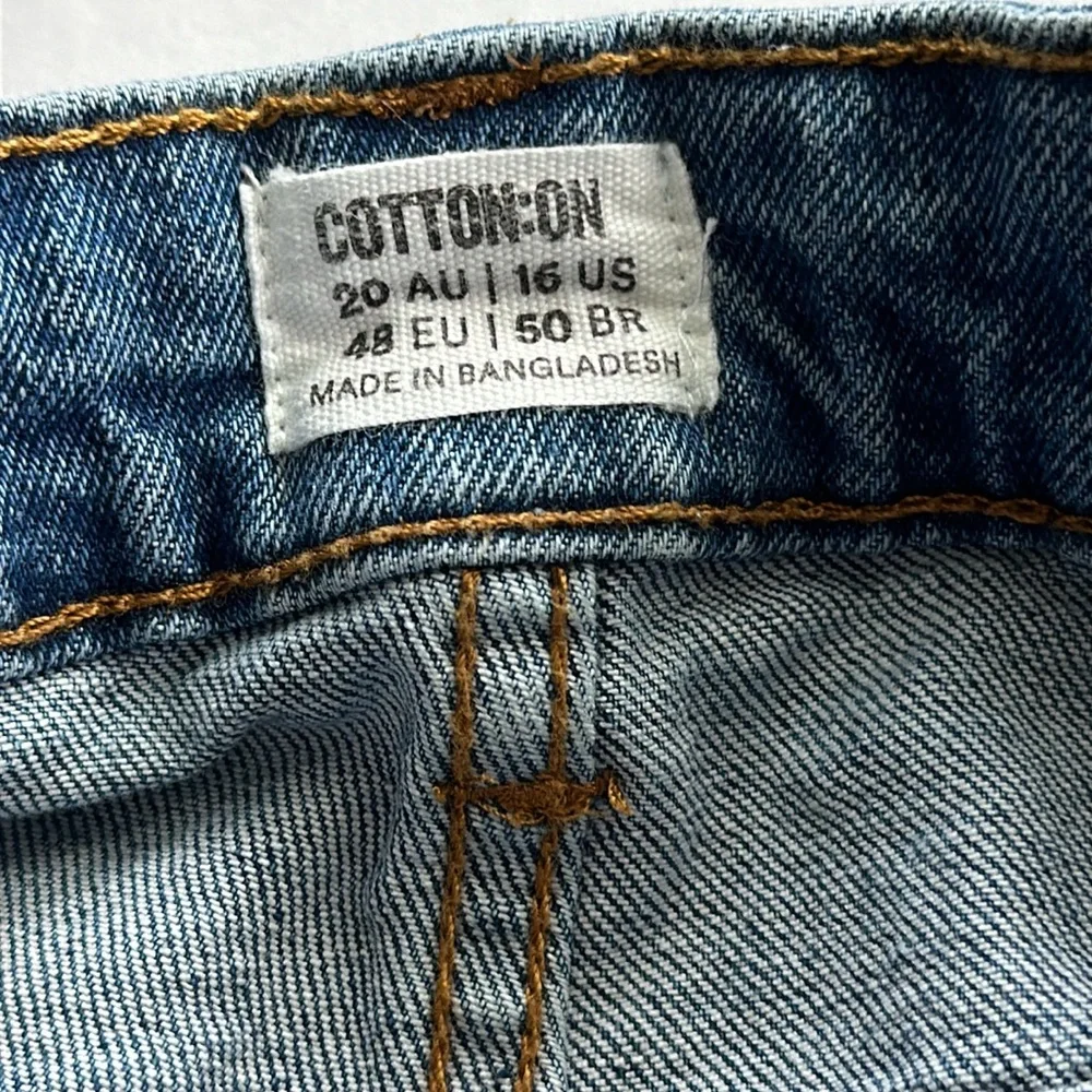 Cotton On Denim Cutoff Shorts Sz 16